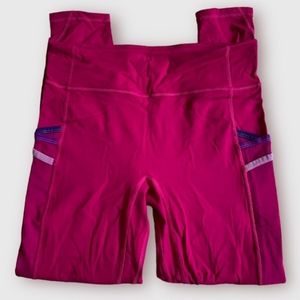 Bright Pink Fabletics Motion 360 Leggings Size Medium